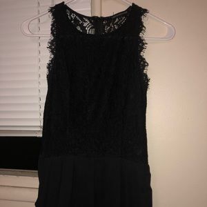Lacey Black Romper